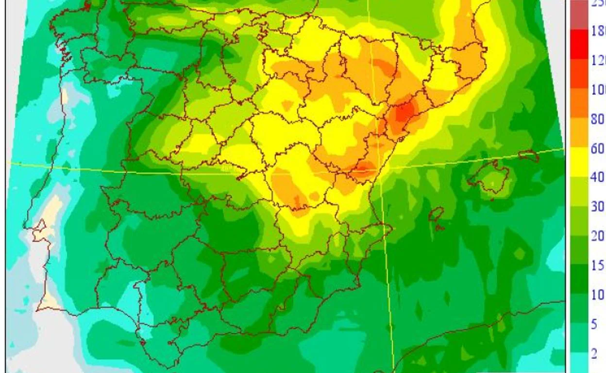 El tiempo en Valencia La DANA llega a la Comunitat habrían sido unas